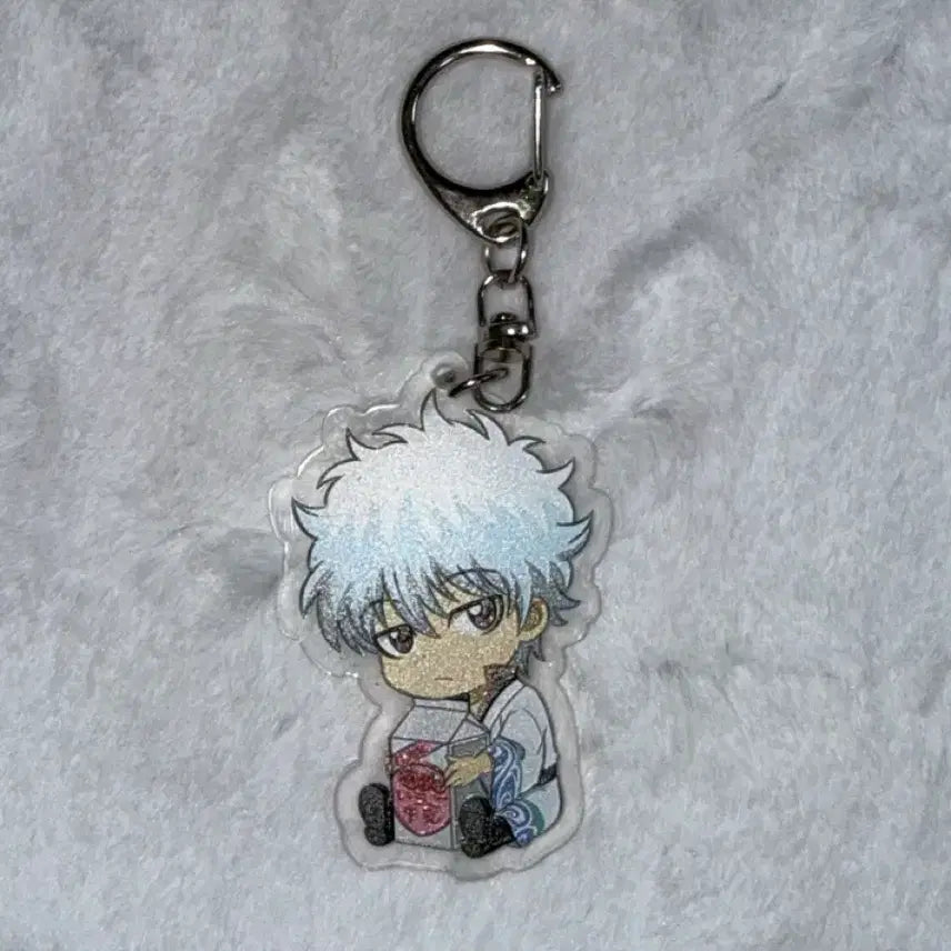 [BUNJANG] Gintama Gintoki Acrylic Keychain / 은혼 긴토키 아크릴 키링