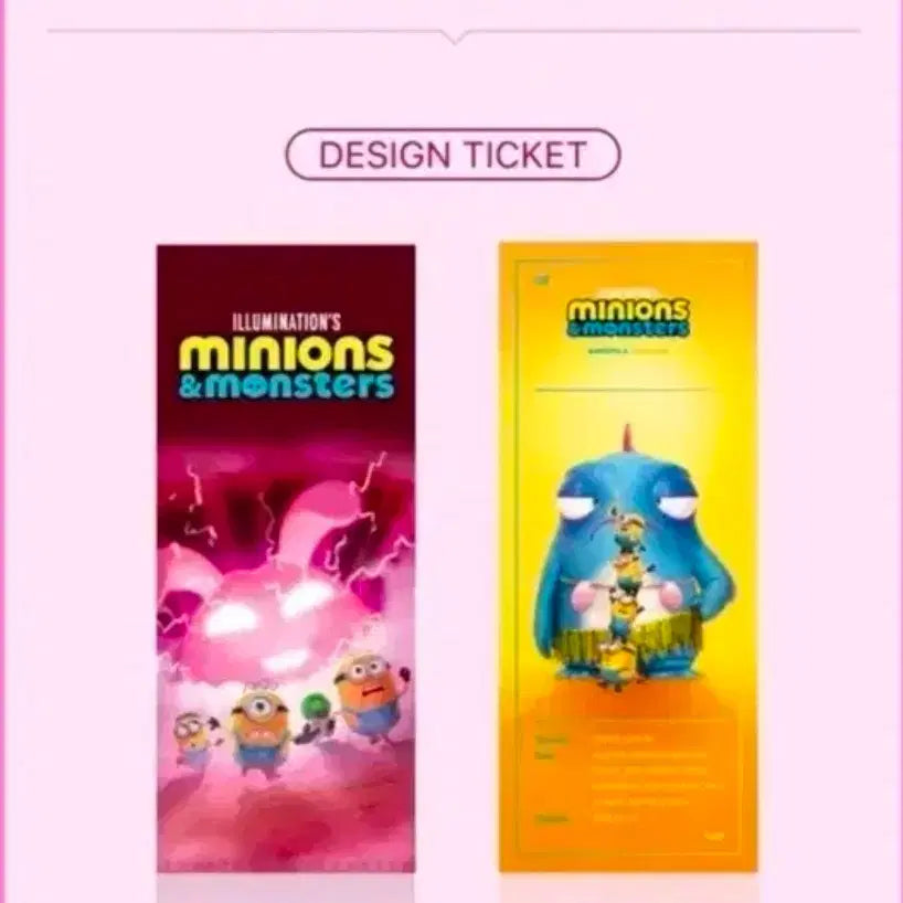 [BUNJANG] Minions Monsters CGV Lucky Draw Merchandise / 미니언즈 몬스터즈 ttt CGV 특전 굿즈