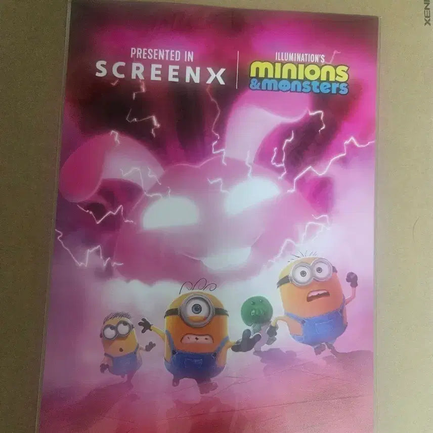 [BUNJANG] Minions and Monsters ScreenX CGV Poster / 미니언즈 앤 몬스터즈 스크린엑스 CGV 포스터 굿즈