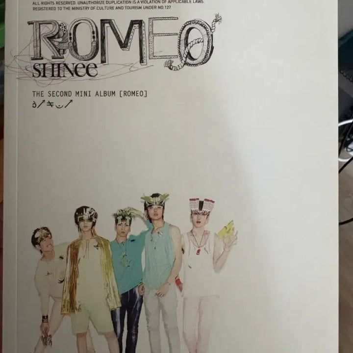 [BUNJANG] SHINee Onew Romeo Album / 샤이니 로미오 온유 앨범