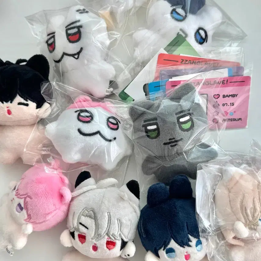 [BUNJANG] Playve 1st Gen Plush Bundle Set / 플레이브 짱레이브 플레이뿌 비공굿 인형 솜깅 일괄