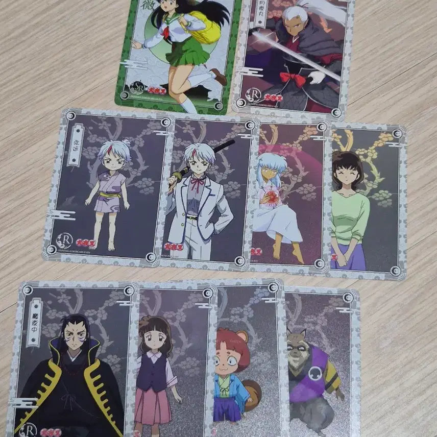 [BUNJANG] Inuyasha Kagome Character Cards 25 Card Bundle / 이누야샤 카유  카드 25장 일괄