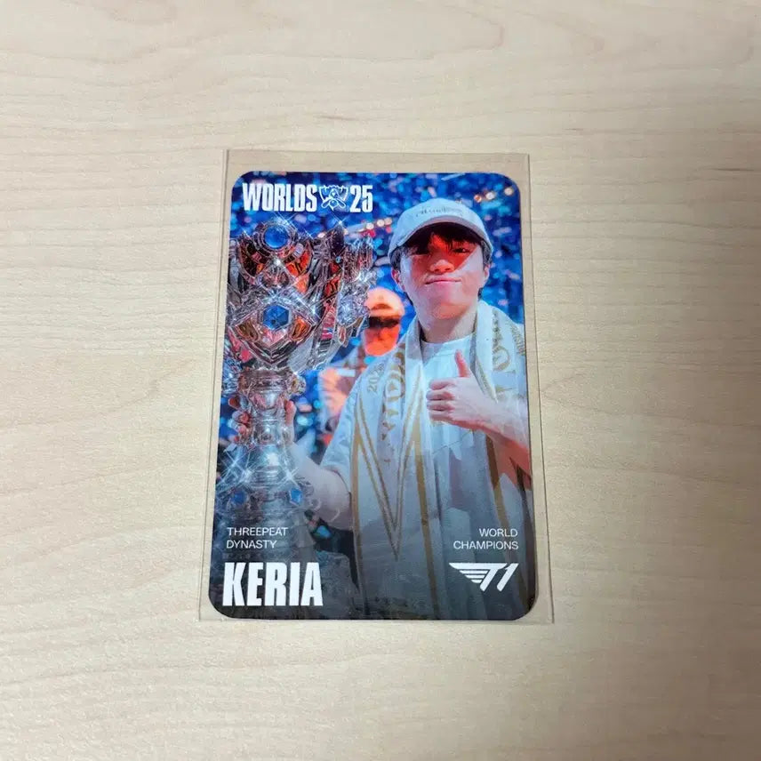 [BUNJANG] T1 Keria 2026 Worlds Champion Photocard / 2026 MSI 월즈 우승 T1 티원 케리아 포토카드