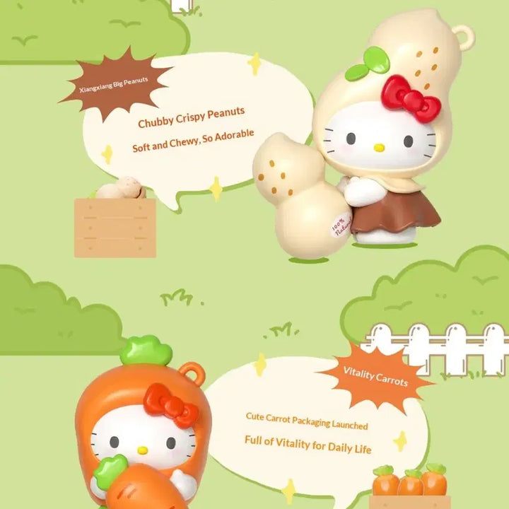 [BUNJANG] Sanrio Hello Kitty Carrot Keychain / 산리오 키티 베지터블 키링