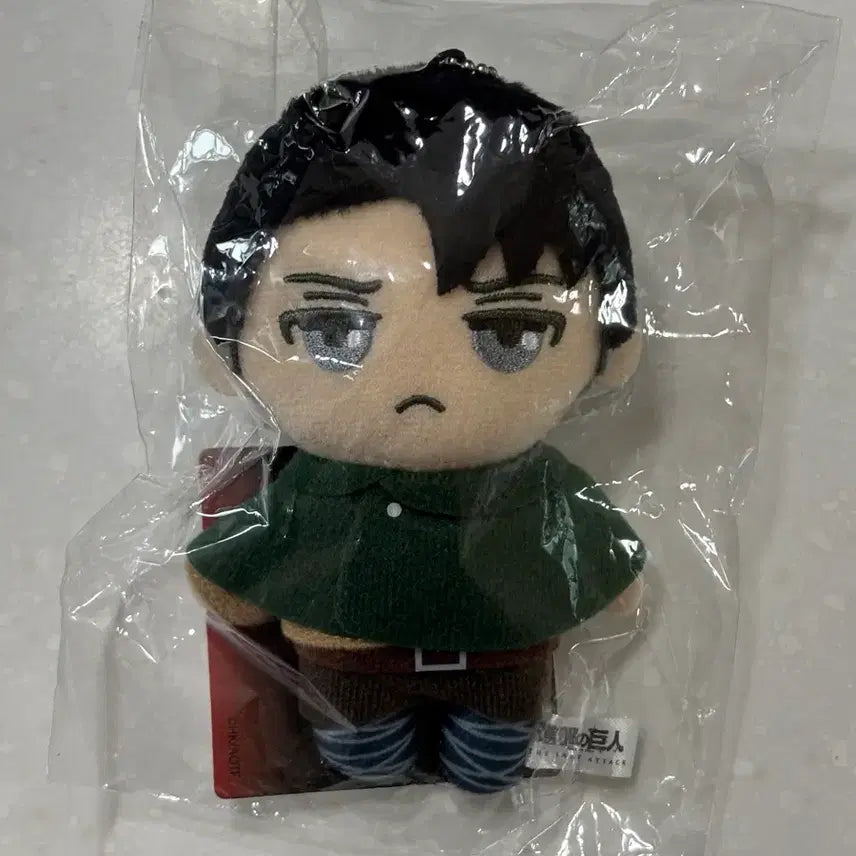 [BUNJANG] Attack on Titan The Final Season Levi Plush Keychain / 진격의 거인 극장판 더 라스트 어택 리바이 누이 인형 키링