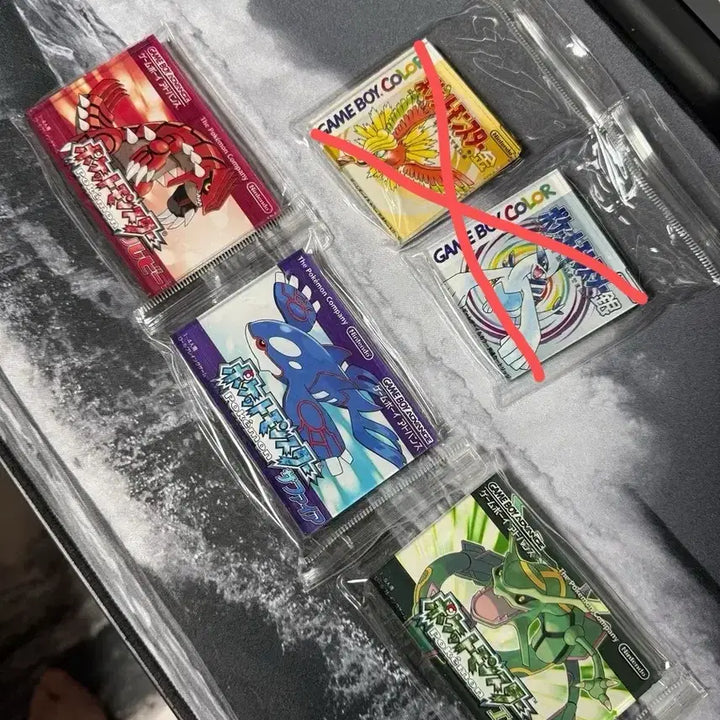 [BUNJANG] Pokemon Nintendo Transparent Acrylic Magnet Cartridge (Sealed) / 포켓몬스터 닌텐도 투명 아크릴 마그넷 자석 카트리지 미개봉 판매합니다