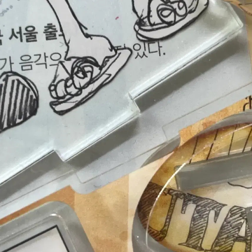 [BUNJANG] One Piece Film Red Luffy &amp; Uta Acrylic Stand / 원피스 극장판 레드 루피우타 아크릴 스텐드 양도