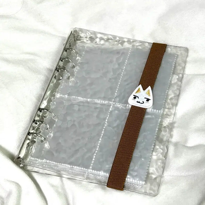 [BUNJANG] Transparent Binder + Band + 20 Pages / 투명 북바인더 + 북밴드 + 속지20장