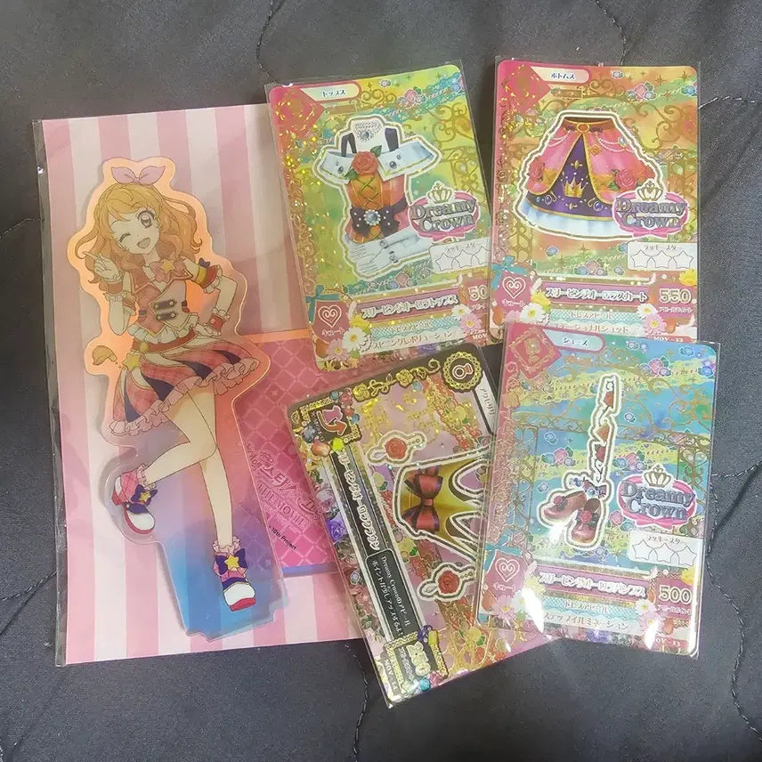 [BUNJANG] Aikatsu! Akari Hoshimiya V Square Acrylic Stand Sleeping Aurora Tokyo Edition Booklet Set / 아이엠스타 아이카츠 아카리 하늘 브이스퀘어 아크릴 슬리핑오로라 동경조 프레 북렛