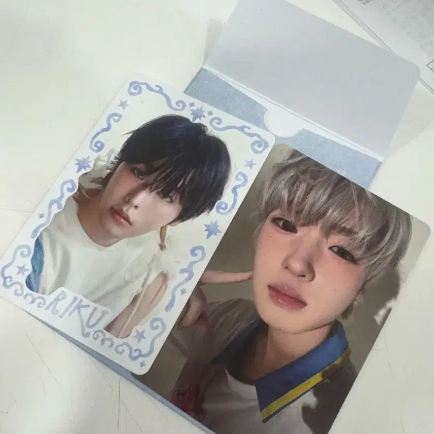 [BUNJANG] NCT WISH NCTWISH OtoL Eros Version Trading Card Sakuya Selfie + Riku Concept / 엔시티위시 엔위시 오드투러브 에로스 버전 트레카 사쿠야 셀포 + 리쿠 컨포 일괄 양도