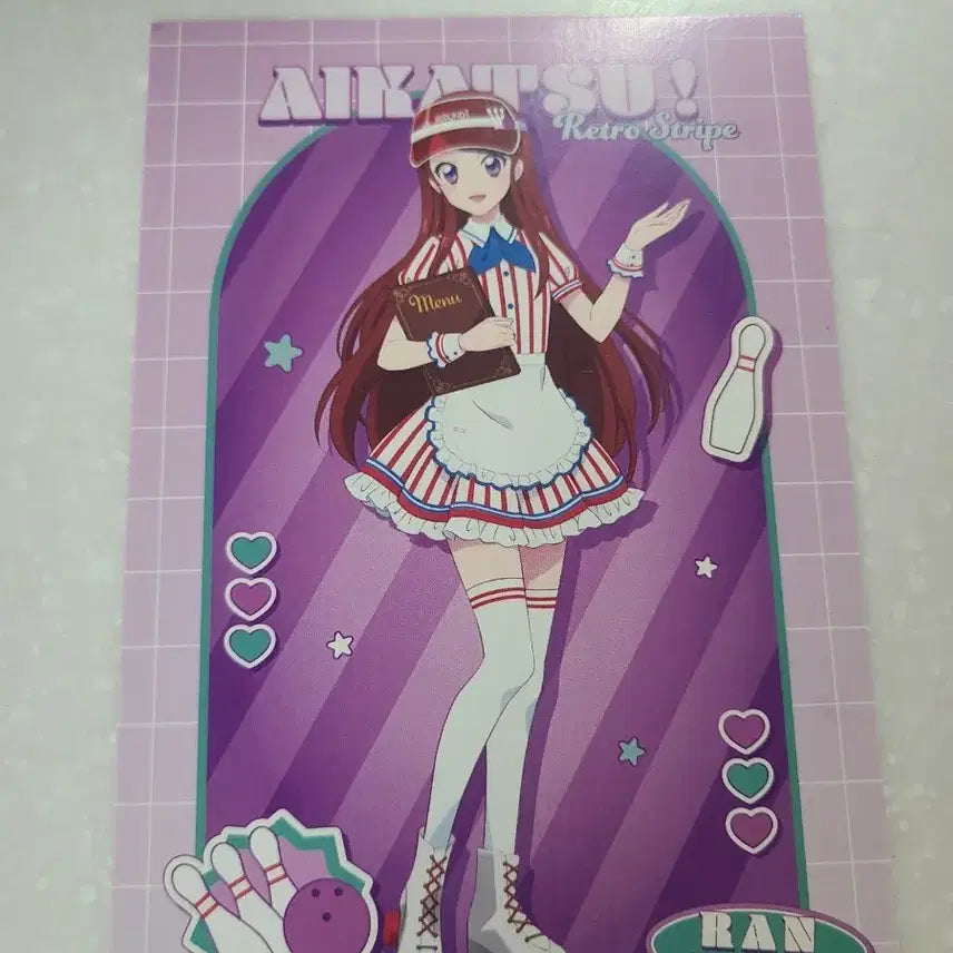 [BUNJANG] Aikatsu! Round1 Exclusive Postcard Shibuki Ran / 아이카츠 라운드원 특전 엽서 판매 아이엠스타 시부키 란 보라