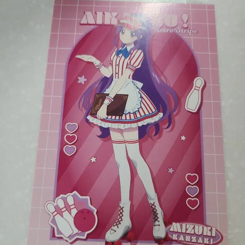 [BUNJANG] Aikatsu! Round 1 Lucky Draw Mizuki Kanzaki Postcard / 아이카츠 라운드원 특전 엽서 판매 아이엠스타 칸자키 미즈키 루나