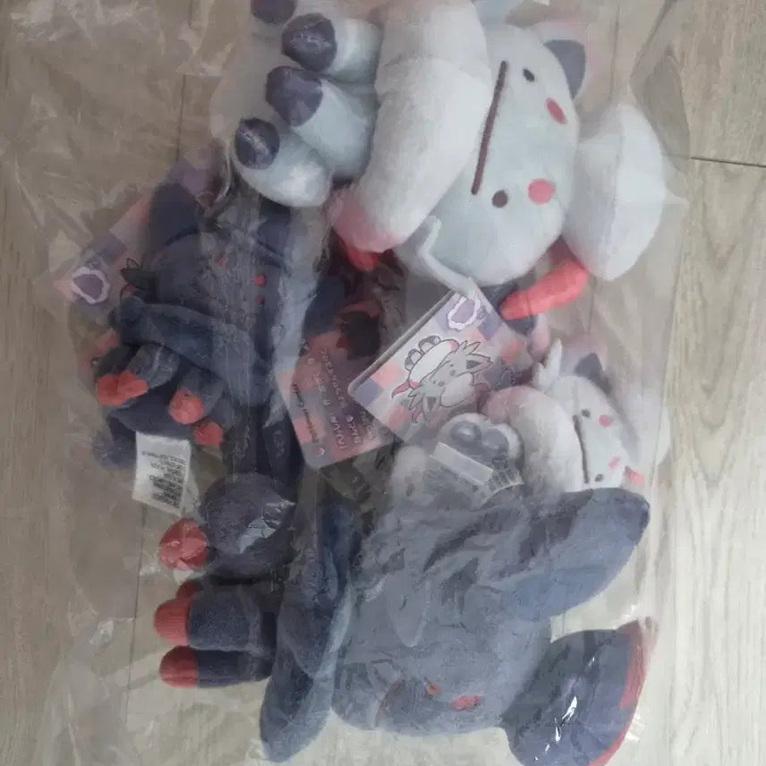 [BUNJANG] Pokemon Transform Ditto Zoroark Hisuian Zoroark Plush Keychain 4-Piece Set / (새상품) 포켓몬 변신메타몽 조로아 히스이조로아 인형 키링 4종 세트
