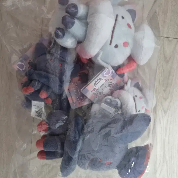 [BUNJANG] Pokemon Transform Ditto Zoroark Hisuian Zoroark Plush Keychain 4-Piece Set / (새상품) 포켓몬 변신메타몽 조로아 히스이조로아 인형 키링 4종 세트