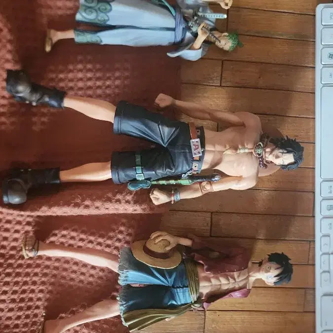 [BUNJANG] One Piece Luffy, Ace, Zoro Figure Set / 원피스 피규어 루피 에이스 조로 세트
