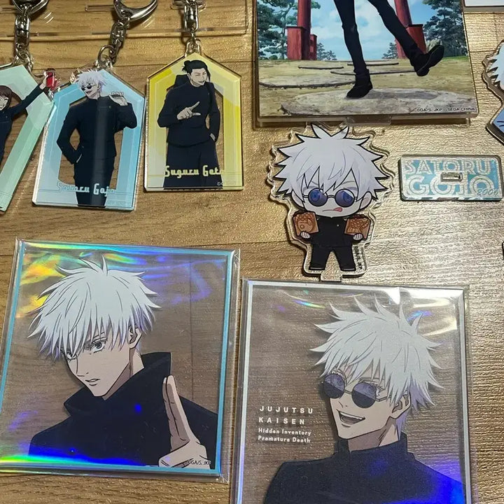 [BUNJANG] Jujutsu Kaisen Gojo Satoru Fuwakororin Acrylic Stands Bundle / 주술회전 고죠 후와코로링8개 일괄판매