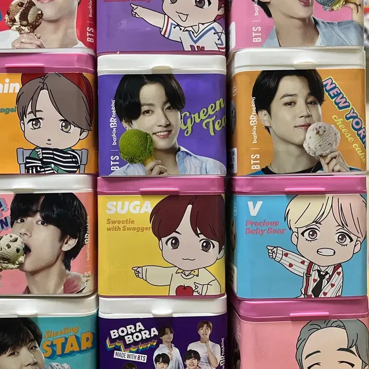 [BUNJANG] BTS x Baskin Robbins Official Collaboration Poster Set / BTS x 배스킨라빈스(BR) 공식 콜라보 포스터 판매