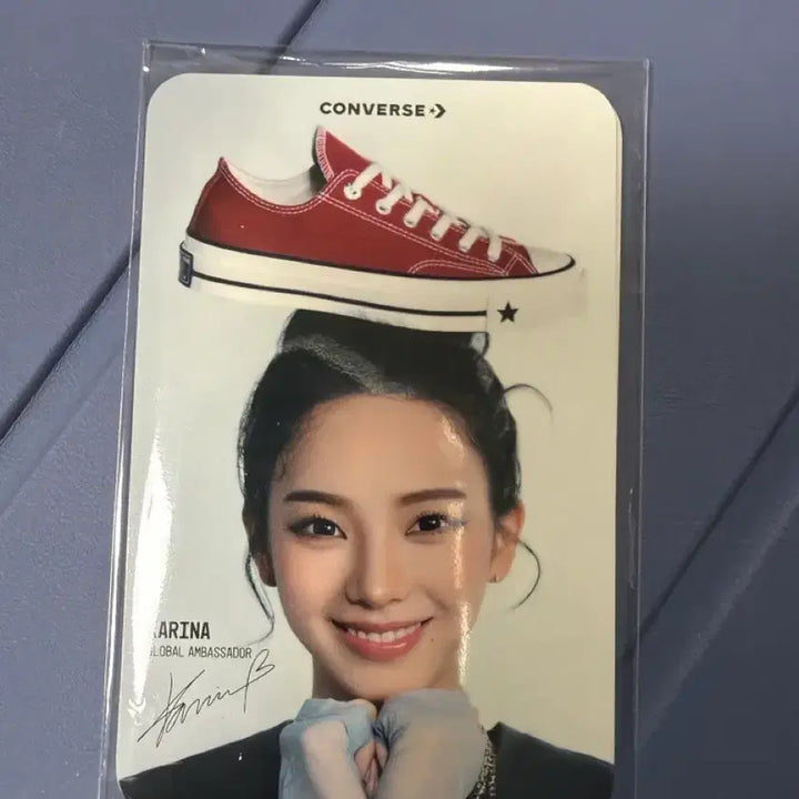 [BUNJANG] Karina Converse Photocard Bundle Set (Sealed) / 미개봉 카리나 컨버스 포토카드
