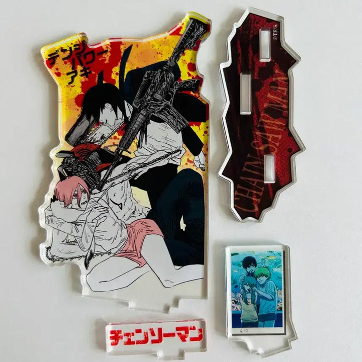 [BUNJANG] Chainsaw Man Power Aki Denji Denpaki Diorama Acrylic Stand / 체인소맨 파워 아키 덴지 덴파키 디오라마 아크릴 스탠드