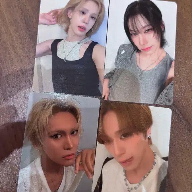 [BUNJANG] XLOV Over The Rainbow Cafe Photocard Set / 엑스러브 XLOV 오버더레인보우 cafe 포카 미공포 세트