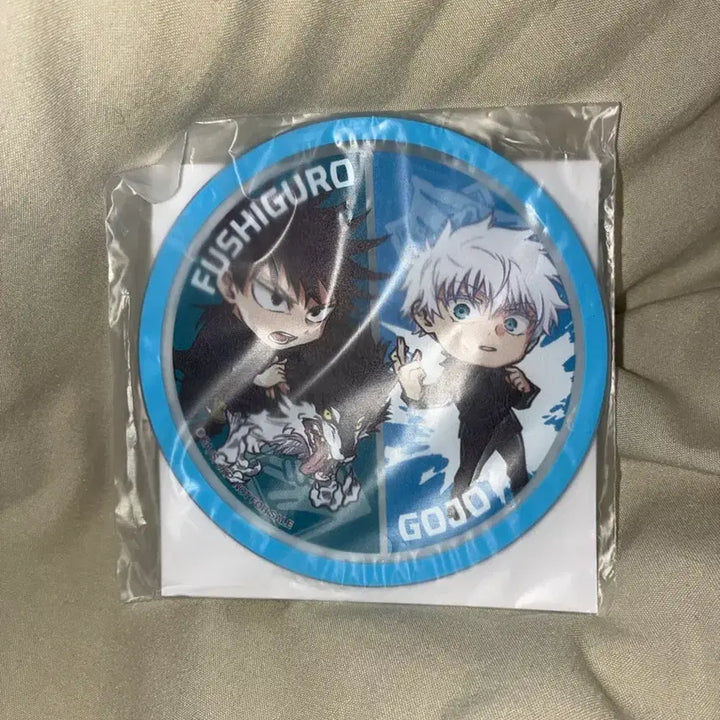 [BUNJANG] Jujutsu Kaisen Sushiro Collaboration Coaster - Gojo Satoru &amp; Fushiguro Megumi / 주술회전 스시로 콜라보 코스터 고죠 사토루 후시구로 메구미
