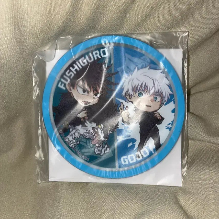 [BUNJANG] Jujutsu Kaisen Sushiro Collaboration Coaster - Gojo Satoru &amp; Fushiguro Megumi / 주술회전 스시로 콜라보 코스터 고죠 사토루 후시구로 메구미