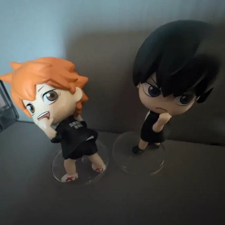 [BUNJANG] Haikyuu!! Koctchimuite Gacha Figures Hinata &amp; Kageyama Bundle Set / 하이큐 콧치무이테 가챠 피규어 히나타 카게야마 일괄