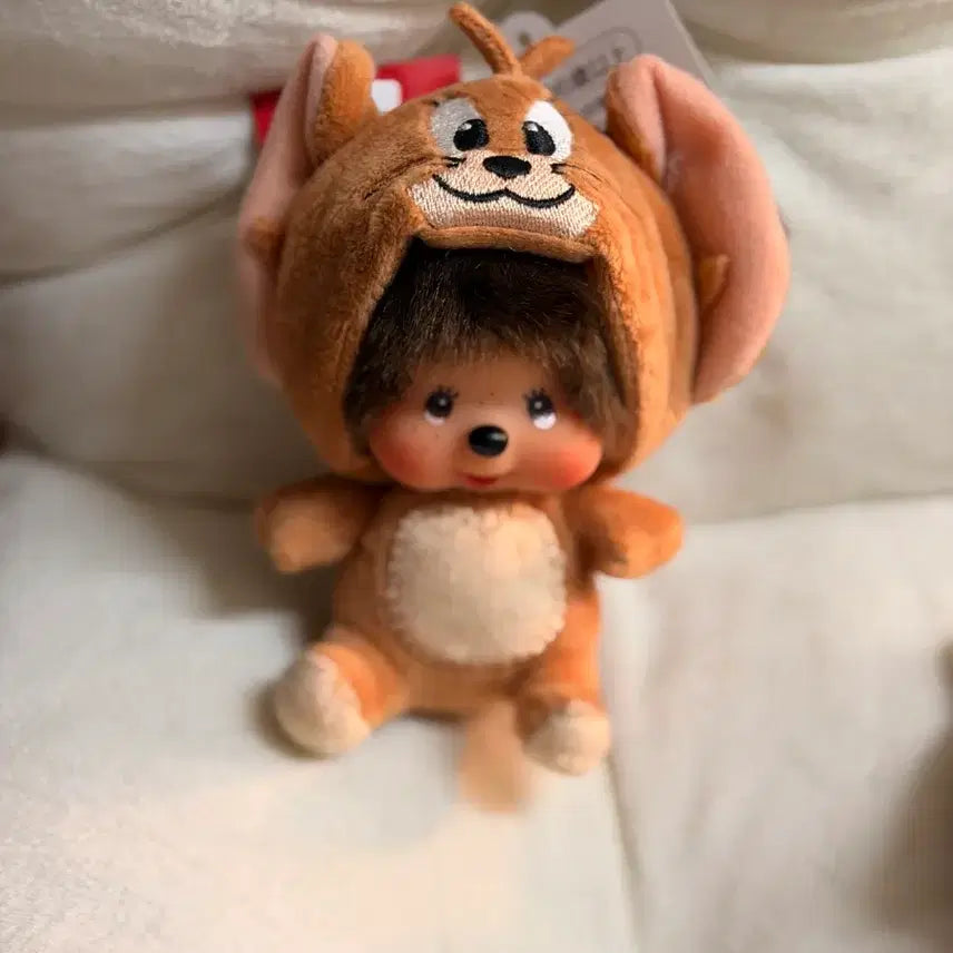 [BUNJANG] Tom and Jerry Monchhichi Keychain Set / 톰과제리 몬치치 키링