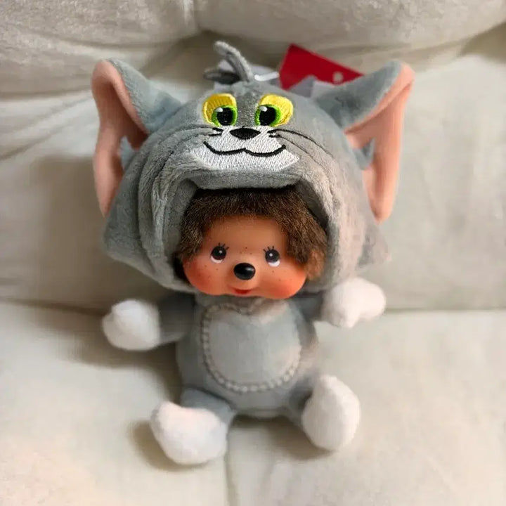[BUNJANG] Tom and Jerry Monchhichi Keychain Set / 톰과제리 몬치치 키링