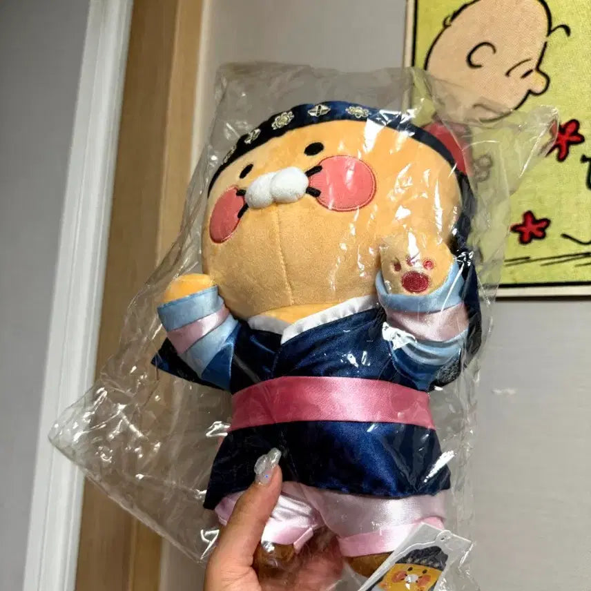 [BUNJANG] Kakao Friends Sebae Chun-sik Doll / (택있는 새상품) 카카오프렌즈 세배하는 춘식이 인형