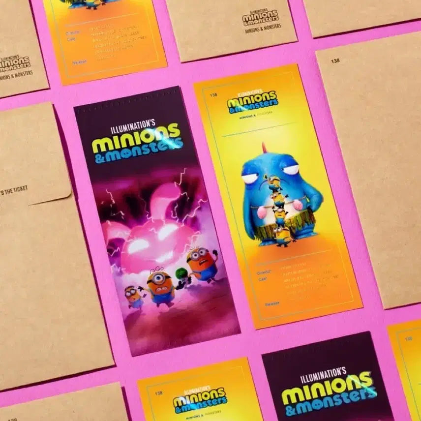 [BUNJANG] Minions &amp; Monsters TTT Movie Merchandise Poster / [영화 굿즈] 미니언즈 &amp; 몬스터즈 TTT