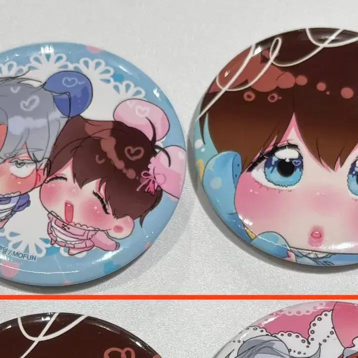 [BUNJANG] Mopefon Peppermint Candy Can Badge Set / 모펀 박하사탕 캔뱃지 양도 판매