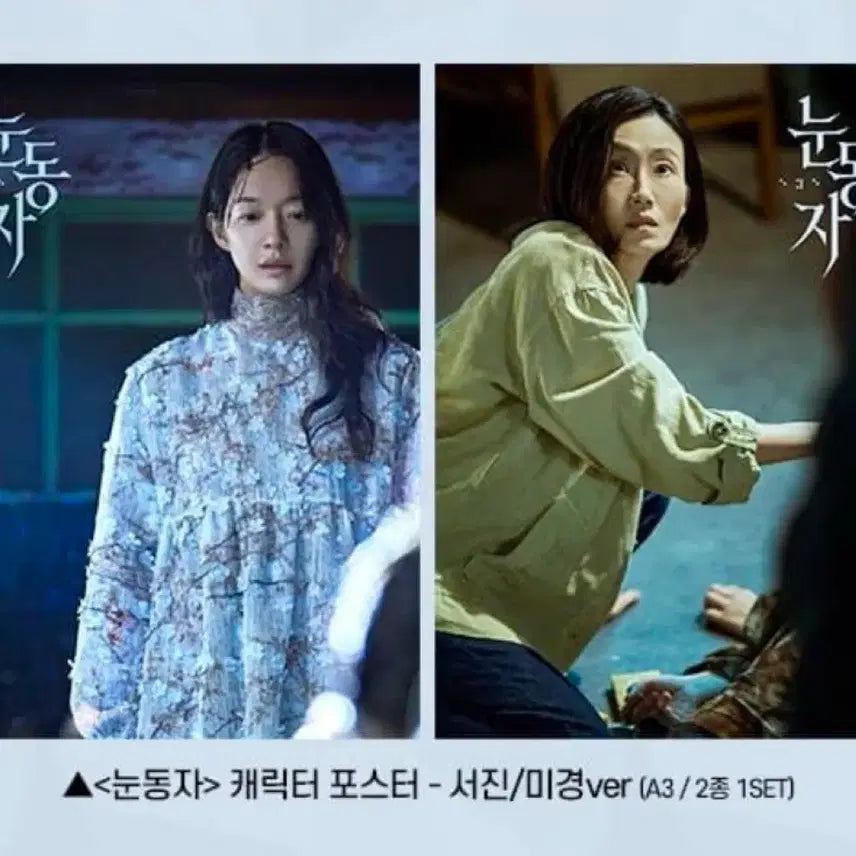 [BUNJANG] Eyes on the Soul Character Poster (Seojin/Migyeong ver.) / [영화 굿즈] 눈동자 캐릭터 포스터 (서진/미경ver.)