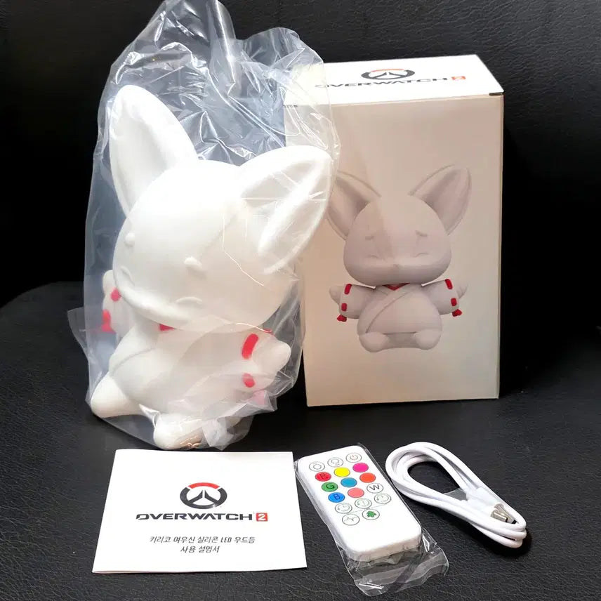 [BUNJANG] Blizzard Overwatch Kiriko Fox God Silicone Mood Lamp / (미사용) 블리자드 오버워치 키리코 여우신 실리콘 무드등