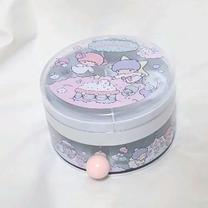[BUNJANG] Classic KikiLala Round Storage Box 2018 / 고전 키키라라 원형 보관함 2018년