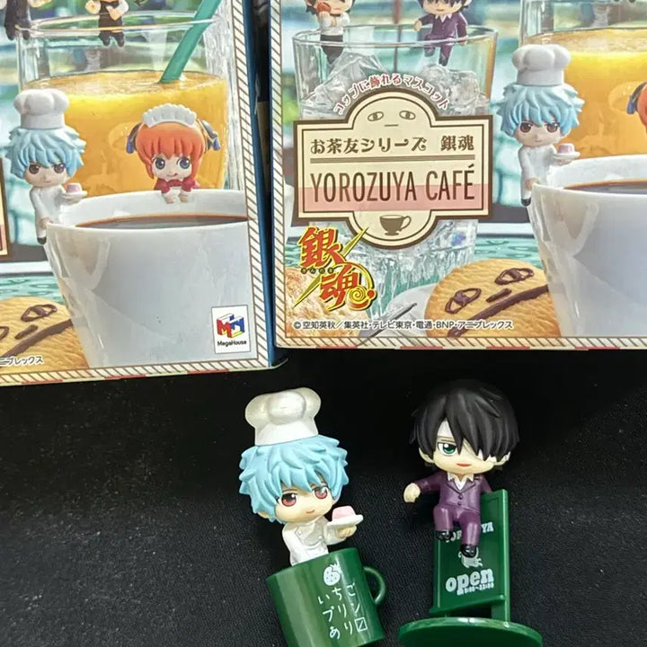 [BUNJANG] Gintama Gintoki Takasugi Yorozuya Cafe Ochachomo Series Figure Set / 은혼 긴토키 타카스기 오챠토모 시리즈 요로즈야 카페