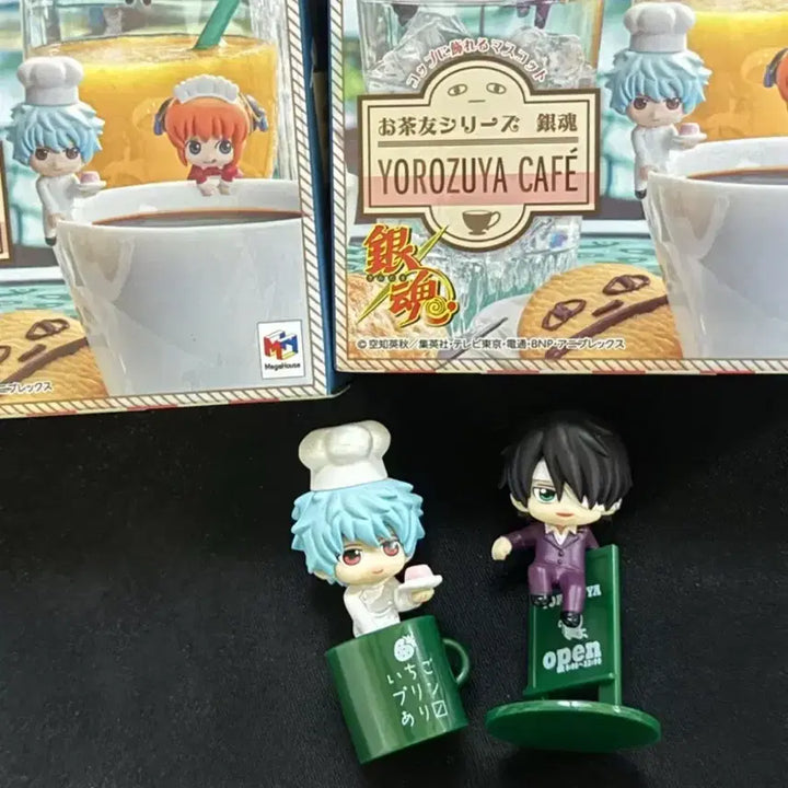 [BUNJANG] Gintama Gintoki Takasugi Yorozuya Cafe Ochachomo Series Figure Set / 은혼 긴토키 타카스기 오챠토모 시리즈 요로즈야 카페