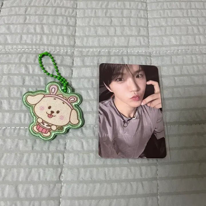 [BUNJANG] Everwish Dangtreever Keychain &amp; Songbird Jaehee Photocard (Sealed) / 에버위시 댕트리버 키링 &amp; 송버드 재희 포카 미개봉