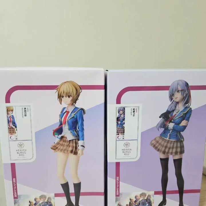 [BUNJANG] Heaven Burns Red Izumi Yuki &amp; School Mizuki Figure Set (Sealed) / 헤븐 번즈 레드 )이즈미 유키 피규어 / 스쿨 미즈키 피규어