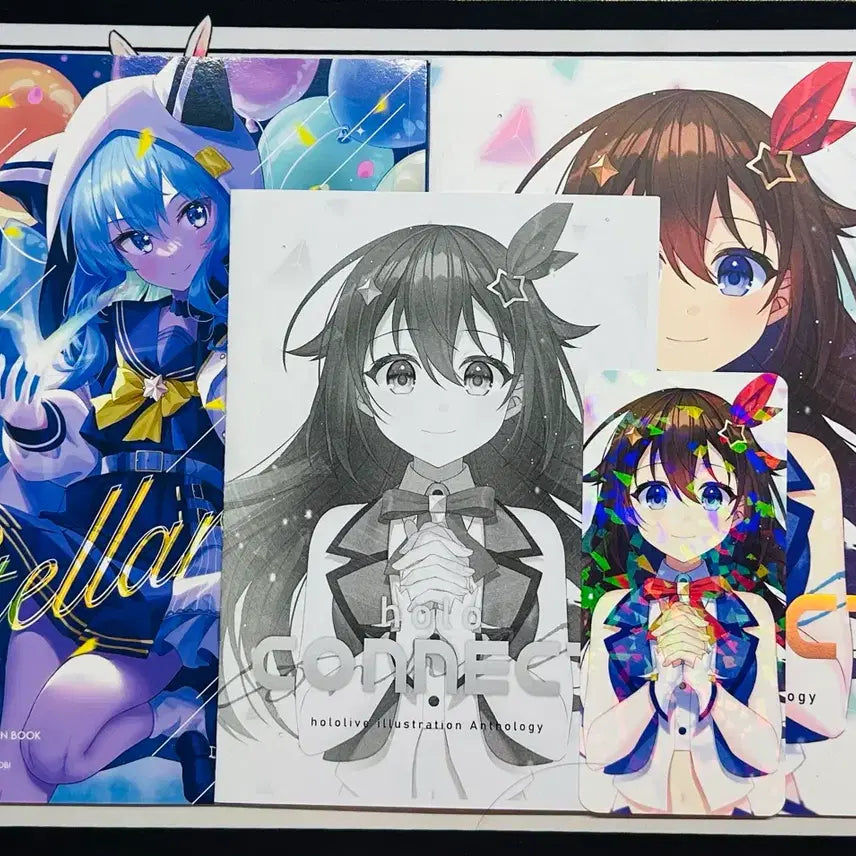 [BUNJANG] Hololive Stellalism Illustration Anthology Fanbook + Bonus / 홀로라이브 팬북 스텔라리즘 일러스트 앤솔로지 +특전