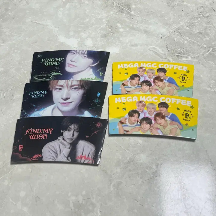 [BUNJANG] NCT WISH Riku Yuki Jaehee Group Cup Holder Bundle Set / 엔시티위시 리쿠 유우시 재희 단체 컵홀더 일괄