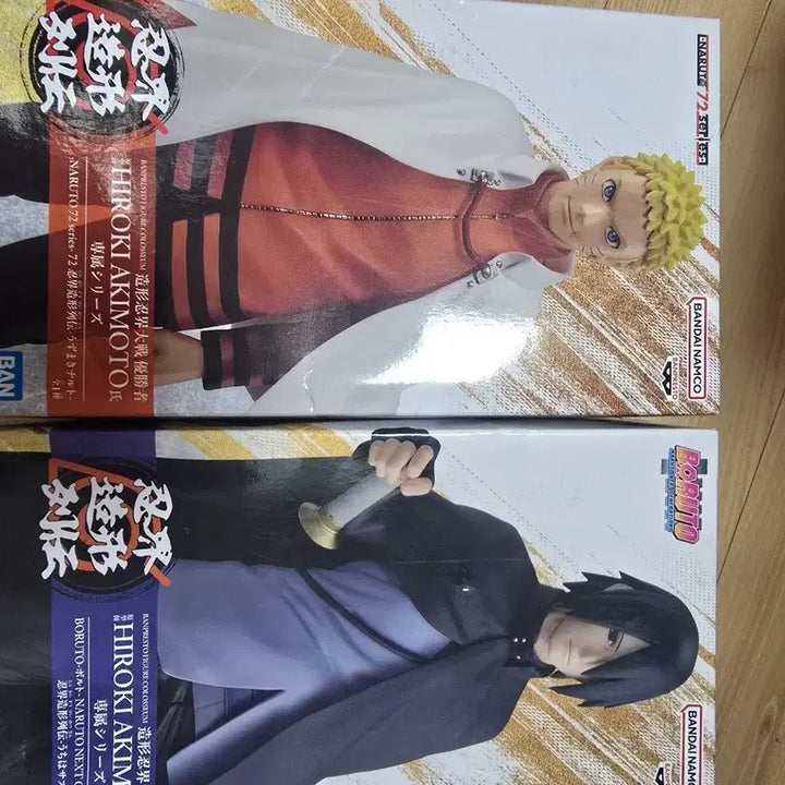[BUNJANG] Naruto Hiroki Akimoto Figure Set (2 Types) / 나루토 히로키 아키모토 피규어 2종 세트