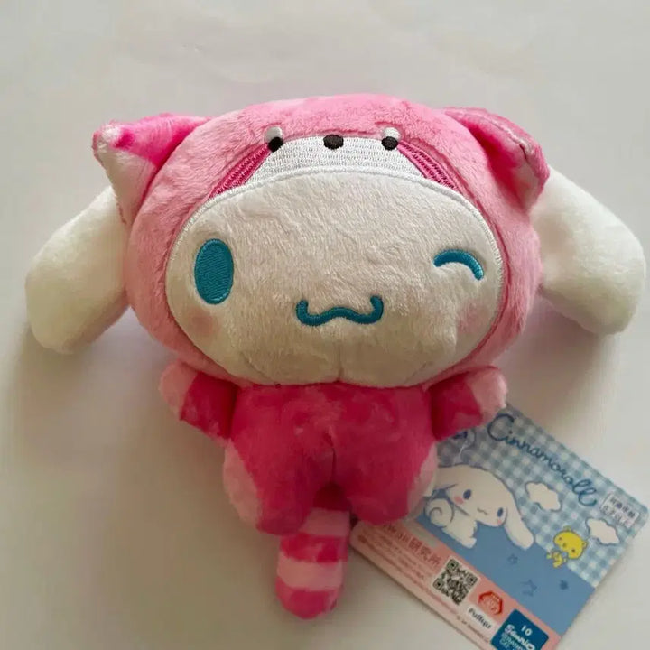 [BUNJANG] Sanrio Cinnamoroll Pink Panda Plush (Japan Exclusive) / 일본 한정 후류 시나모롤 핑크 팬더 인형 산리오