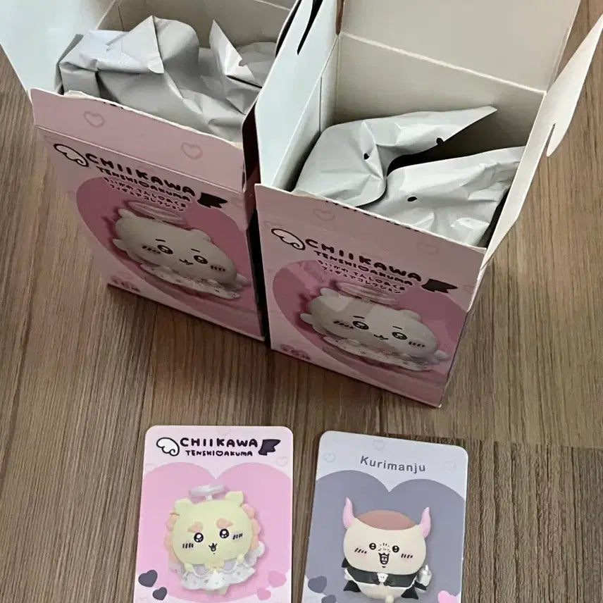 [BUNJANG] Chiikawa Angel &amp; Demon Figure Bundle (Shisa, Kurimanju) / 먼작귀 치이카와 천사 악마 피규어 (시사, 쿠리만쥬) 일괄 판매합니다!