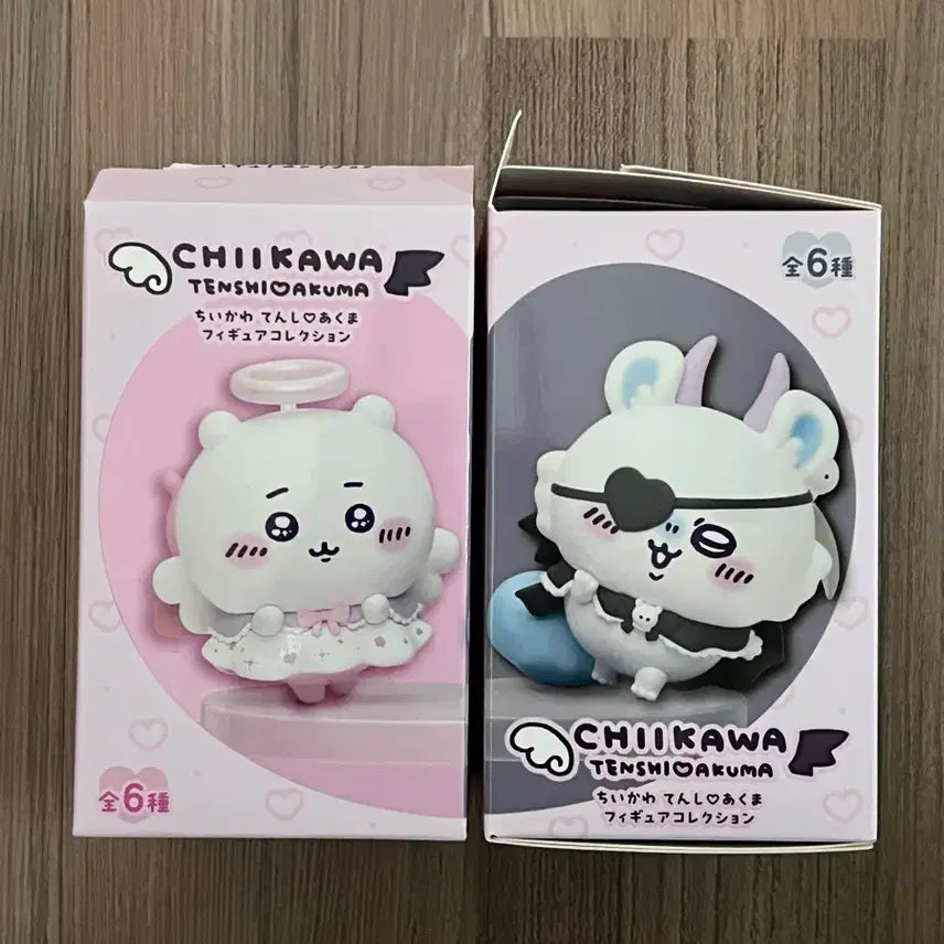 [BUNJANG] Chiikawa Angel &amp; Demon Figure Bundle (Shisa, Kurimanju) / 먼작귀 치이카와 천사 악마 피규어 (시사, 쿠리만쥬) 일괄 판매합니다!