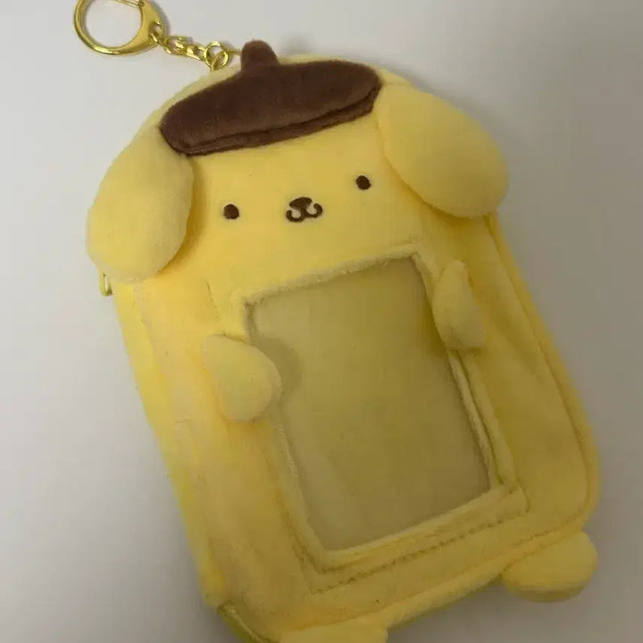 [BUNJANG] Sanrio Pompompurin Acrylic Cheki Pouch / 산리오 폼폼푸린 아크릴 체키 파우치