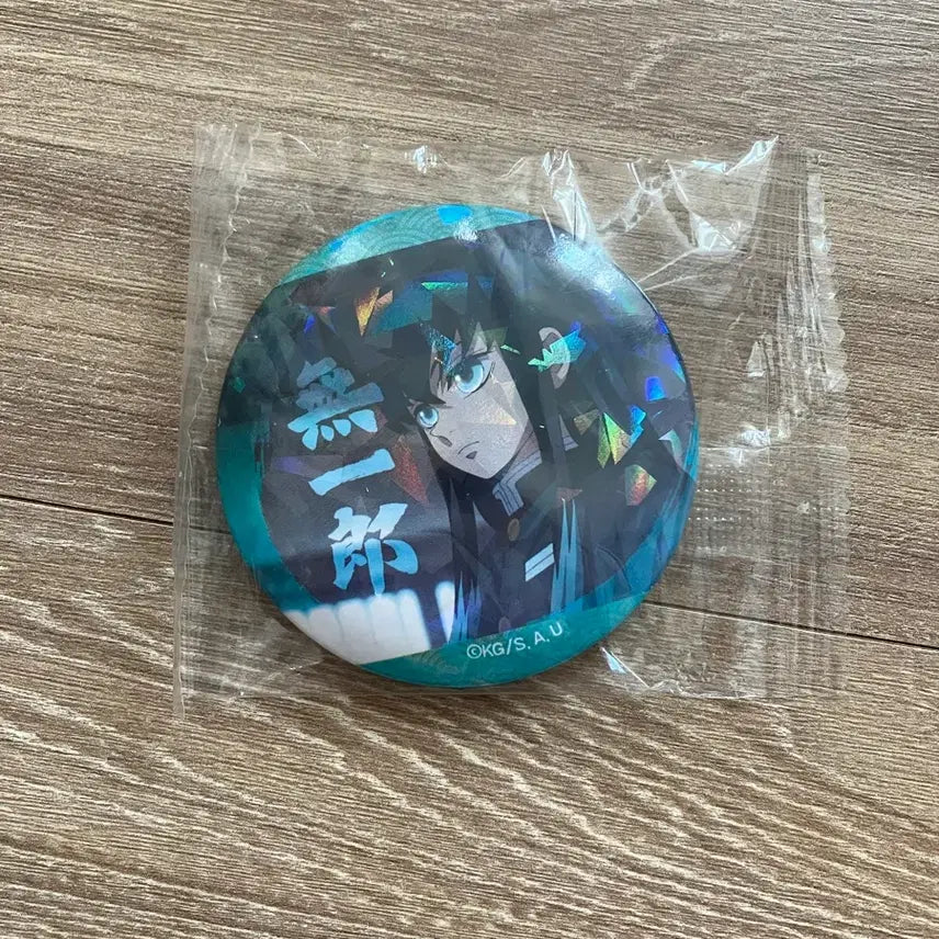 [BUNJANG] Demon Slayer Muichiro Tokito Hologram Can Badge / 귀칼 무이치로 홀로그램 캔뱃지 귀멸의 칼날