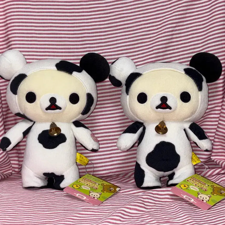 [BUNJANG] San-X Rilakkuma Cow Plush / 고전 산엑스 젖소 코리락쿠마