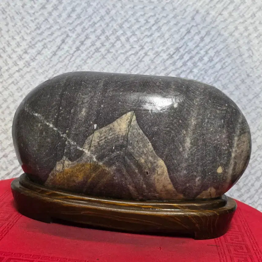 [BUNJANG] Namhae Stone K2 Landscape Pattern Stone / 남해해석 / K2 산경 문양석