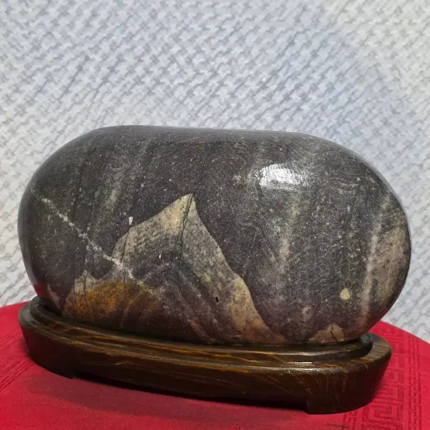 [BUNJANG] Namhae Stone K2 Landscape Pattern Stone / 남해해석 / K2 산경 문양석